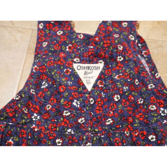 VTG OSHKOSH B'GOSH Vestbak Overalls - sz. 24 Mo. - Picture 5 of 6